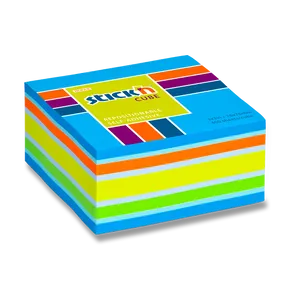 Notatnik samoprzylepny Hopax Stick'n Notes Neon niebieski